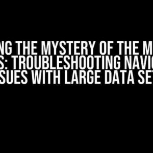 Solving the Mystery of the Missing Series: Troubleshooting Navigator Issues with Large Data Sets